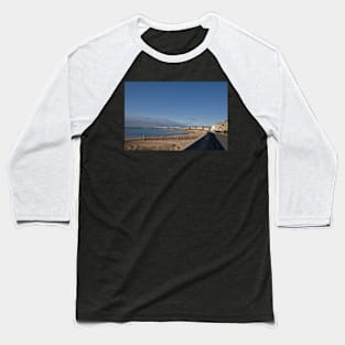 Newbiggin Bay in Northumberland Baseball T-Shirt